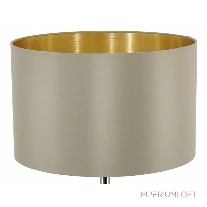 Настольная лампа декоративная Eglo ПРОМО Maserlo 31629 Цвет арматуры никель Цвет плафонов золото от ImperiumLoft