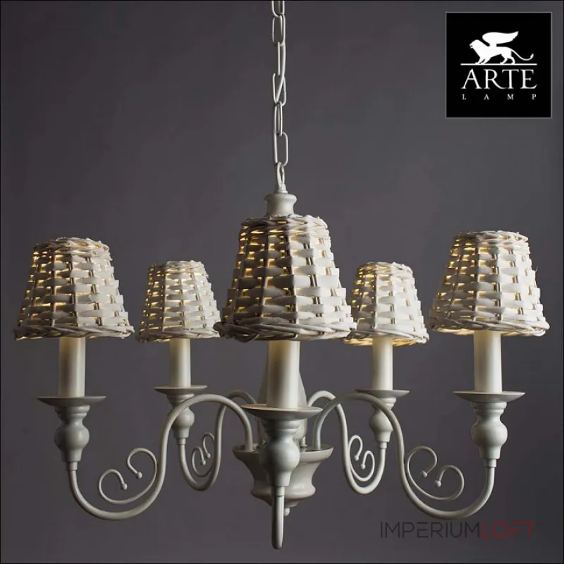 Подвесная люстра Arte Lamp Villaggio A3400LM-5WH