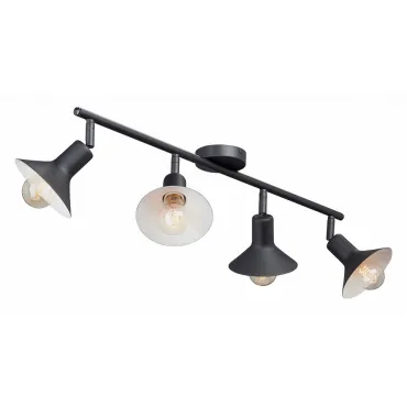 Спот Vitaluce V4807 V4807-1/4PL Цвет арматуры черный Цвет плафонов черный