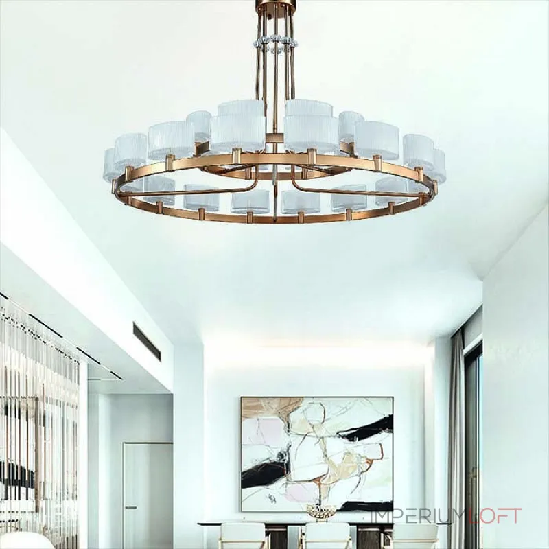 Люстра на штанге Newport 4330 4338+16/C gold Люстра на штанге Newport 4330 4338+16/C gold