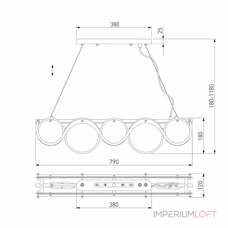 Подвесной светильник 354/4 Подвесной светильник 354/4