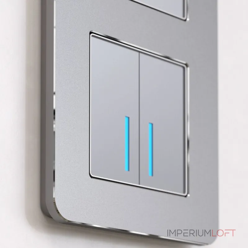 Рамка на 4 поста Werkel Platinum алюминий W0042606 от ImperiumLoft