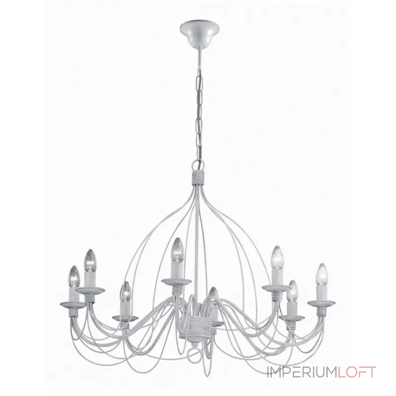 Подвесная люстра Ideal Lux Corte CORTE SP8 BIANCO ANTICO Подвесная люстра Ideal Lux Corte CORTE SP8 BIANCO ANTICO