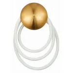 Бра ST-Luce Sagrato SL6102.311.30 Цвет арматуры желтый Цвет плафонов белый от ImperiumLoft