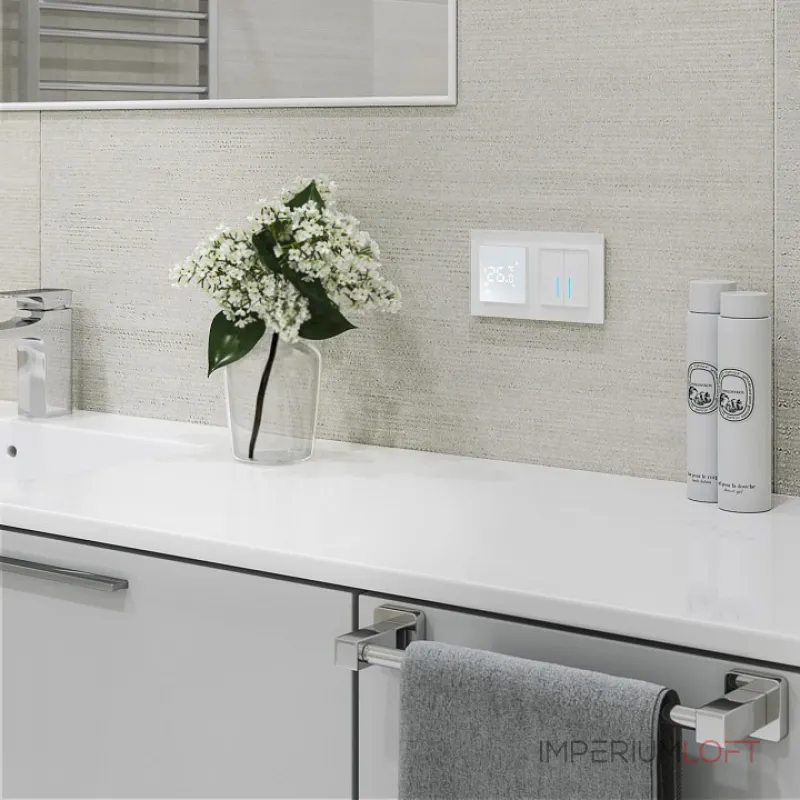 Терморегулятор электромеханический для теплого пола Werkel белые W1151201 от ImperiumLoft Терморегулятор электромеханический для теплого пола Werkel белые W1151201 от ImperiumLoft