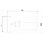 Бра Eurosvet Arcada 70127/1 черный от ImperiumLoft
