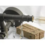 Бра Lussole Jamestown LSP-9173 Цвет арматуры черный Цвет плафонов прозрачный от ImperiumLoft