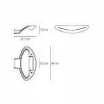 Бра светильник Artemide 0916040A от ImperiumLoft