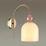 Бра Lumion Gillian 4589/1W Цвет арматуры золото Цвет плафонов белый от ImperiumLoft