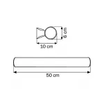 Накладной светильник Lightstar Blanda 801830 Цвет арматуры хром от ImperiumLoft