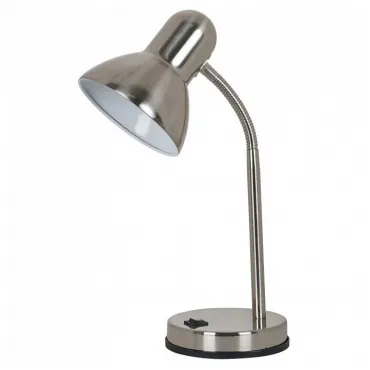Настольная лампа офисная Arte Lamp Cosy A2488LT-1SS Цвет арматуры серебро Цвет плафонов серебро Настольная лампа офисная Arte Lamp Cosy A2488LT-1SS Цвет арматуры серебро Цвет плафонов серебро