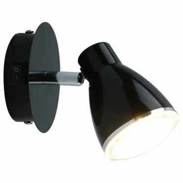 Бра Arte Lamp Gioved A6008AP-1BK Цвет арматуры чёрный Цвет плафонов чёрный