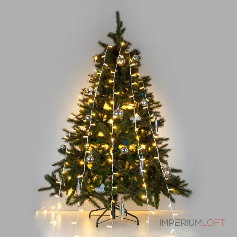 Занавес световой Eurosvet 200-101 теплый белый с эффектом мерцания от ImperiumLoft