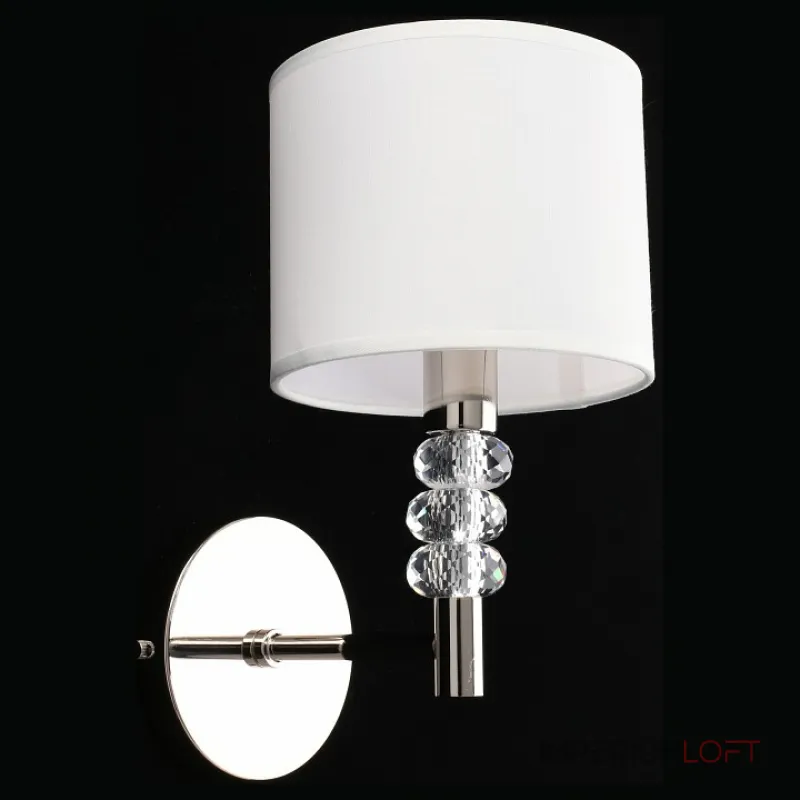 Бра Aployt Franula APL.724.01.01 Цвет арматуры никель Цвет плафонов белый от ImperiumLoft