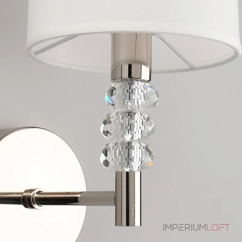 Бра Aployt Franula APL.724.01.01 Цвет арматуры никель Цвет плафонов белый от ImperiumLoft