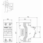 Дифференциальный автоматический выключатель 1P с Wi-Fi Werkel W922P164 от ImperiumLoft