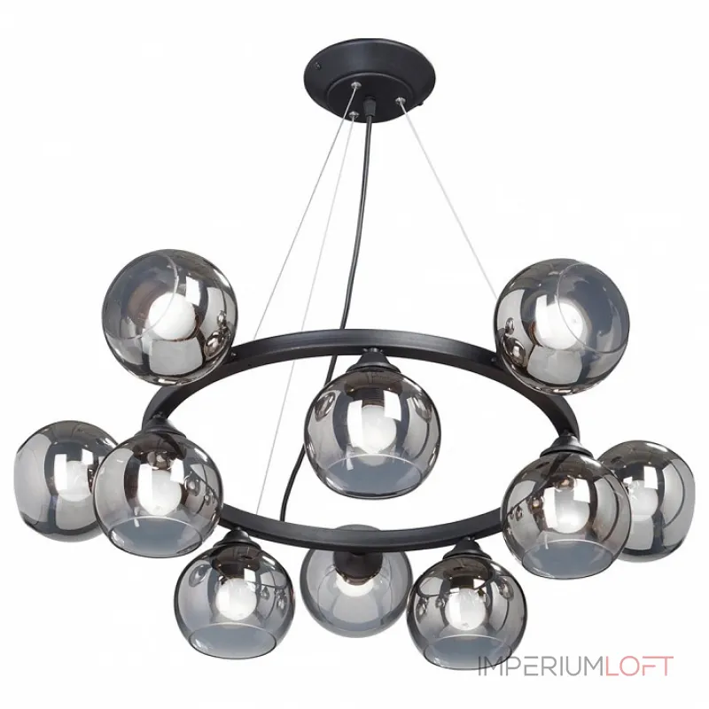 Подвесная люстра Vitaluce Шарики V4485-1/10S 