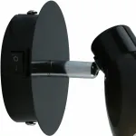 Бра Arte Lamp Gioved A6008AP-1BK Цвет арматуры черный Цвет плафонов черный от ImperiumLoft