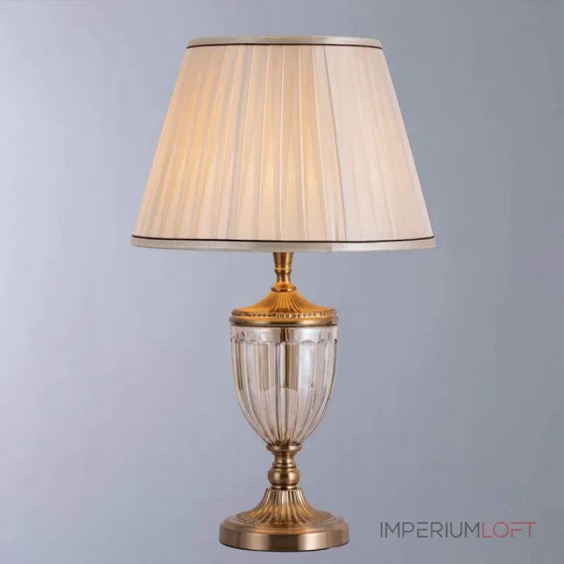 Настольная лампа декоративная Arte Lamp Rsdison A2020LT-1PB Цвет плафонов белый Цвет арматуры белый от ImperiumLoft