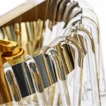 Накладной светильник Divinare Vetro 7565/01 AP-1 Цвет плафонов прозрачный Цвет арматуры золото от ImperiumLoft