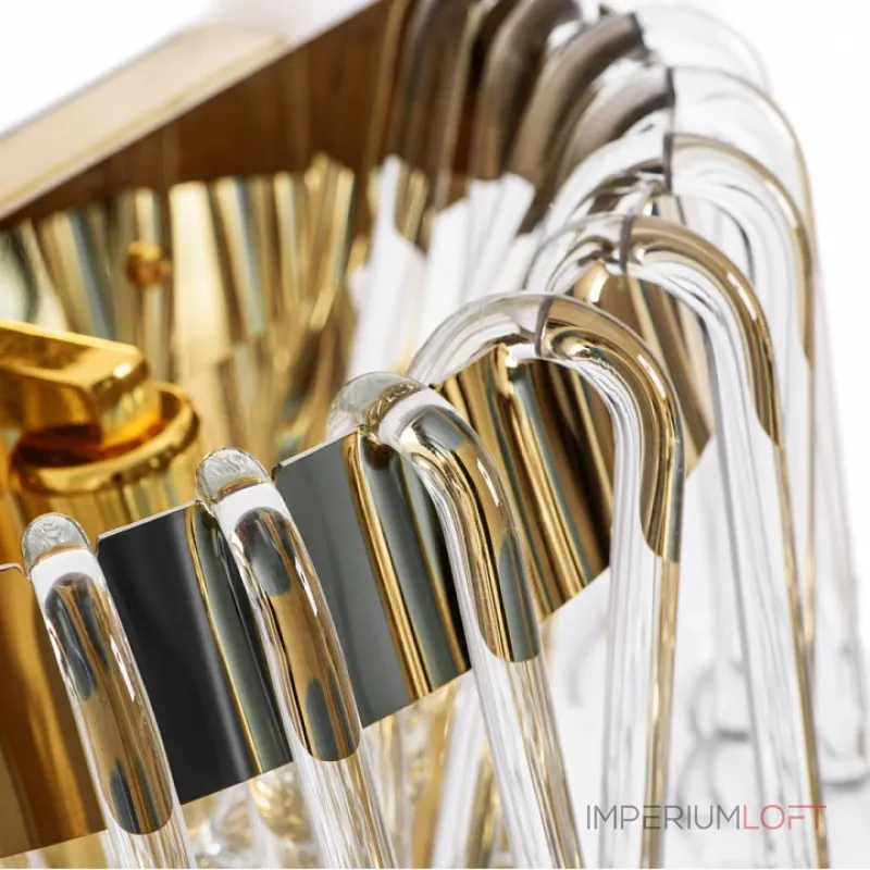 Накладной светильник Divinare Vetro 7565/01 AP-1 Цвет плафонов прозрачный Цвет арматуры золото от ImperiumLoft Накладной светильник Divinare Vetro 7565/01 AP-1 Цвет плафонов прозрачный Цвет арматуры золото от ImperiumLoft