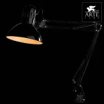Настольная лампа офисная Arte Lamp Senior A6068LT-1BK Цвет арматуры черный Цвет плафонов черный от ImperiumLoft