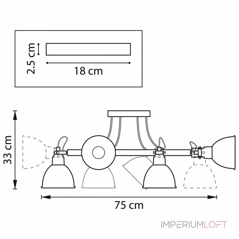 Потолочная люстра Lightstar Acrobata 761063 