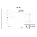 Настольная лампа декоративная Maytoni Valencia H601TL-01BS Цвет арматуры латунь Цвет плафонов латунь от ImperiumLoft