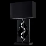 Настольная лампа декоративная Maytoni Intreccio ARM010-11-R Цвет арматуры серебро Цвет плафонов черный от ImperiumLoft