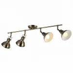 Спот Arte Lamp 1102 A1102PL-4AB Цвет арматуры бронза Цвет плафонов бронза от ImperiumLoft