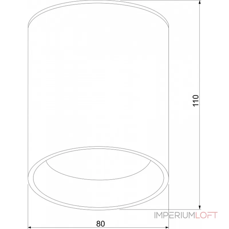Накладной светильник Elektrostandard Light LED 35130/H черный от ImperiumLoft