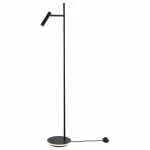 Торшер Maytoni Estudo Z010FL-L8B3K Цвет арматуры черный Цвет плафонов черный от ImperiumLoft