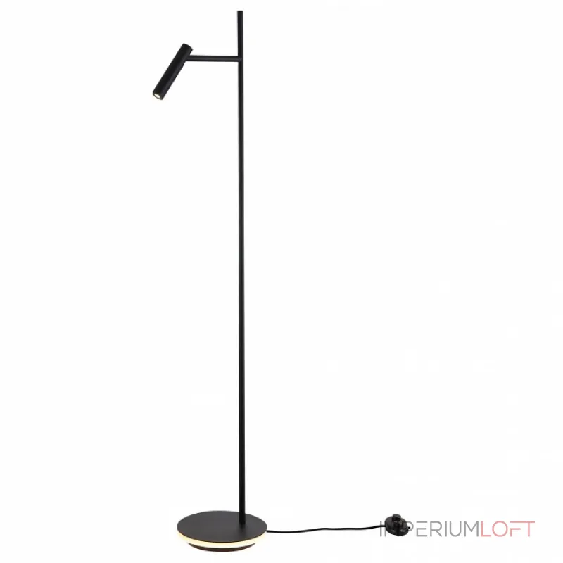 Торшер Maytoni Estudo Z010FL-L8B3K Цвет арматуры черный Цвет плафонов черный от ImperiumLoft