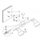 Бра Globo Rois 56213-2 Цвет арматуры хром Цвет плафонов хром от ImperiumLoft