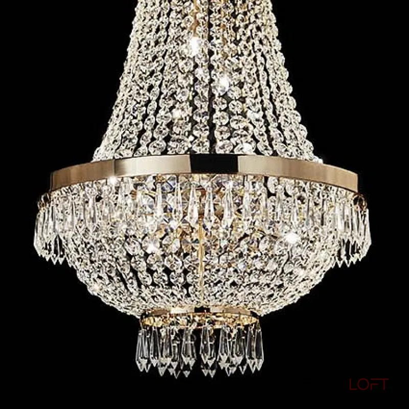 Подвесная люстра Ideal Lux Caesar CAESAR SP12 ORO Подвесная люстра Ideal Lux Caesar CAESAR SP12 ORO