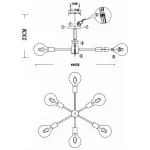 Потолочная люстра EVOLUCE Ano SL419.402.06 