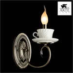 Бра Arte Lamp Teapot A6380AP-1AB Цвет арматуры бронза Цвет плафонов кремовый от ImperiumLoft
