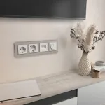 Рамка на 4 поста Werkel Elite (дымчатый, стекло) W0042417 от ImperiumLoft