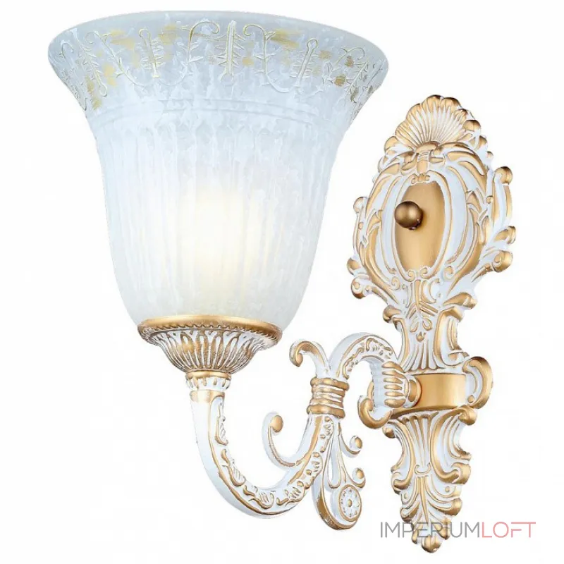 Бра Arte Lamp Delizia A1032AP-1WG Цвет арматуры золото Цвет плафонов белый от ImperiumLoft Бра Arte Lamp Delizia A1032AP-1WG Цвет арматуры золото Цвет плафонов белый от ImperiumLoft