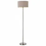 Торшер Arte Lamp Mallorca A1021PN-1SS Цвет плафонов серый Цвет арматуры никель от ImperiumLoft