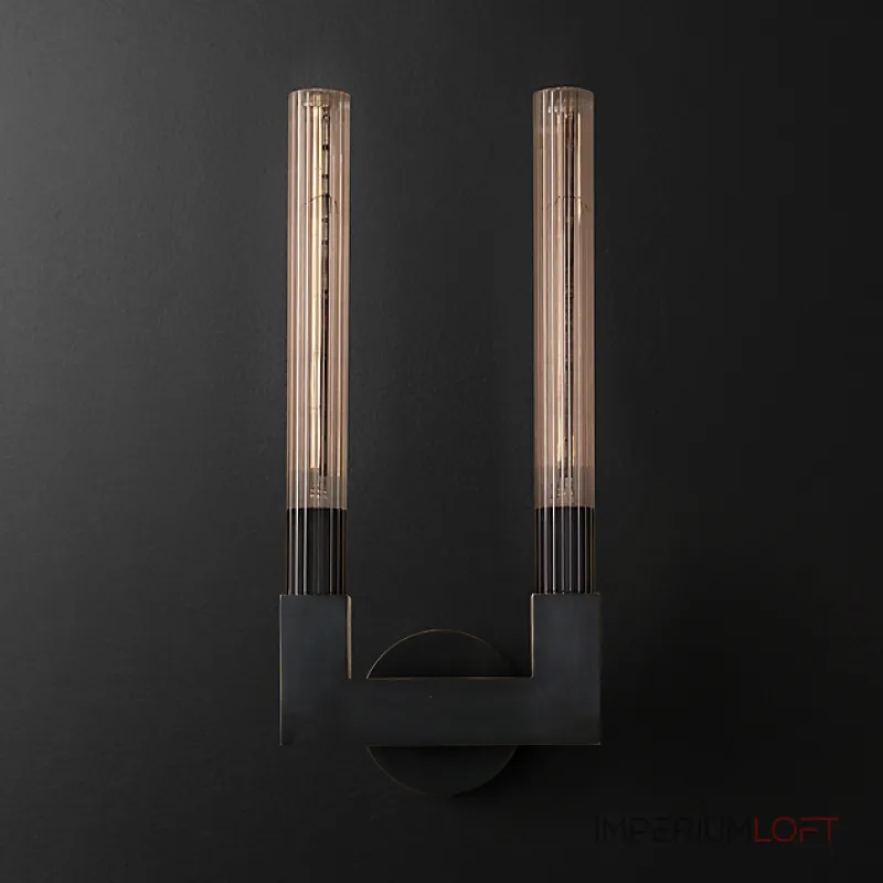 Бра RH CANELLE wall lamp DOUBLE Sconces Black от ImperiumLoft