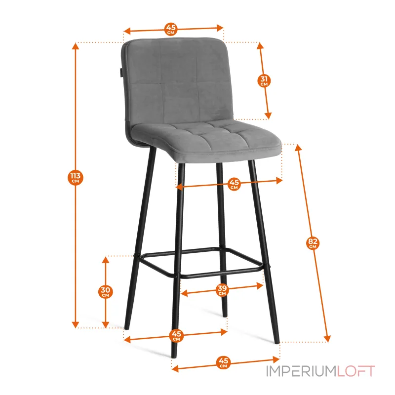 Барный стул Medeo TetChair 24912 от ImperiumLoft Барный стул Medeo TetChair 24912 от ImperiumLoft