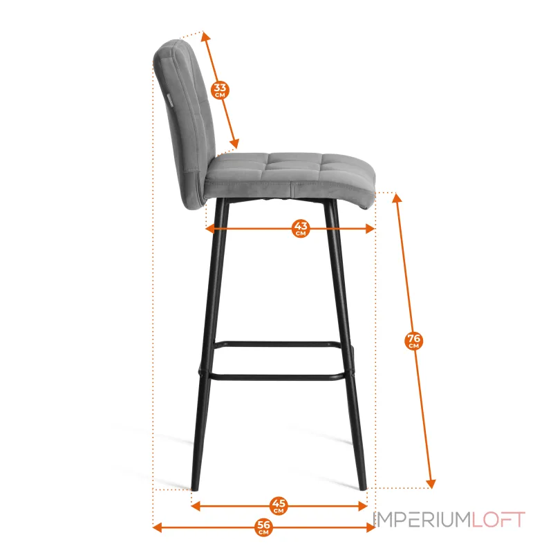 Барный стул Medeo TetChair 24912 от ImperiumLoft Барный стул Medeo TetChair 24912 от ImperiumLoft