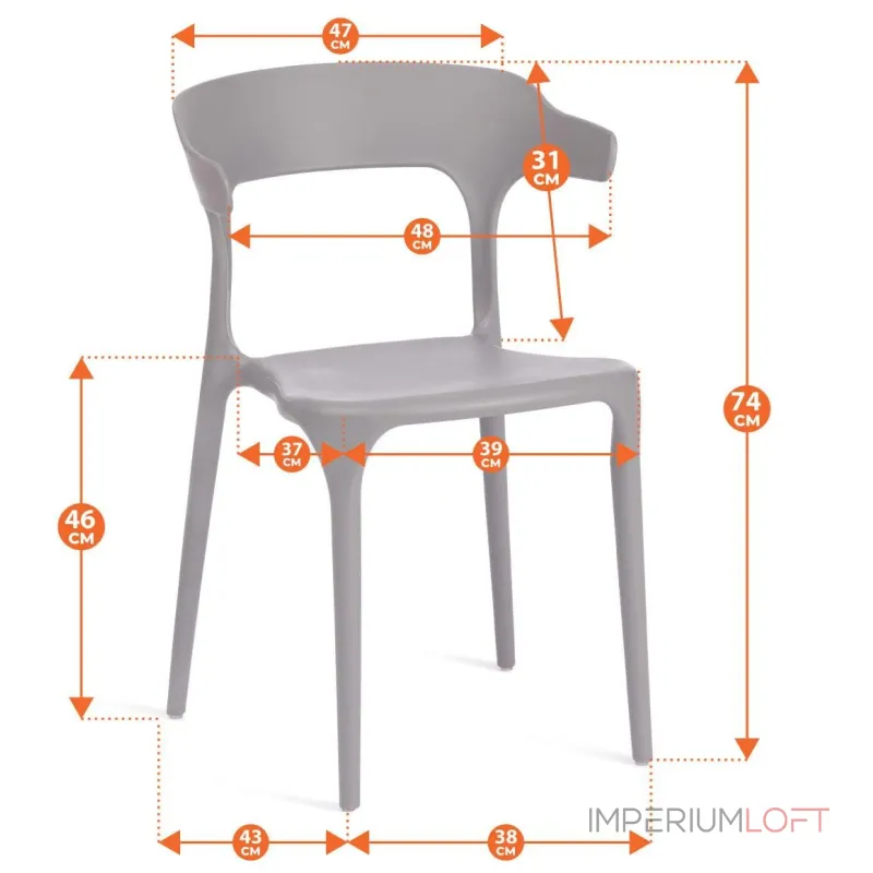 Стул TON TetChair 24284 от ImperiumLoft Стул TON TetChair 24284 от ImperiumLoft
