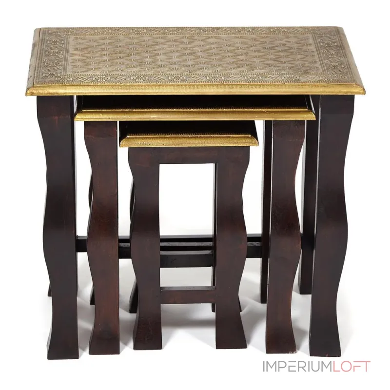 Комплект 3 столика BRAHMA TetChair 13537 от ImperiumLoft Комплект 3 столика BRAHMA TetChair 13537 от ImperiumLoft