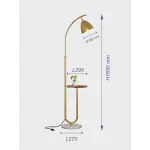 Напольная лампа с беспроводной зарядкой VER-8579 от ImperiumLoft