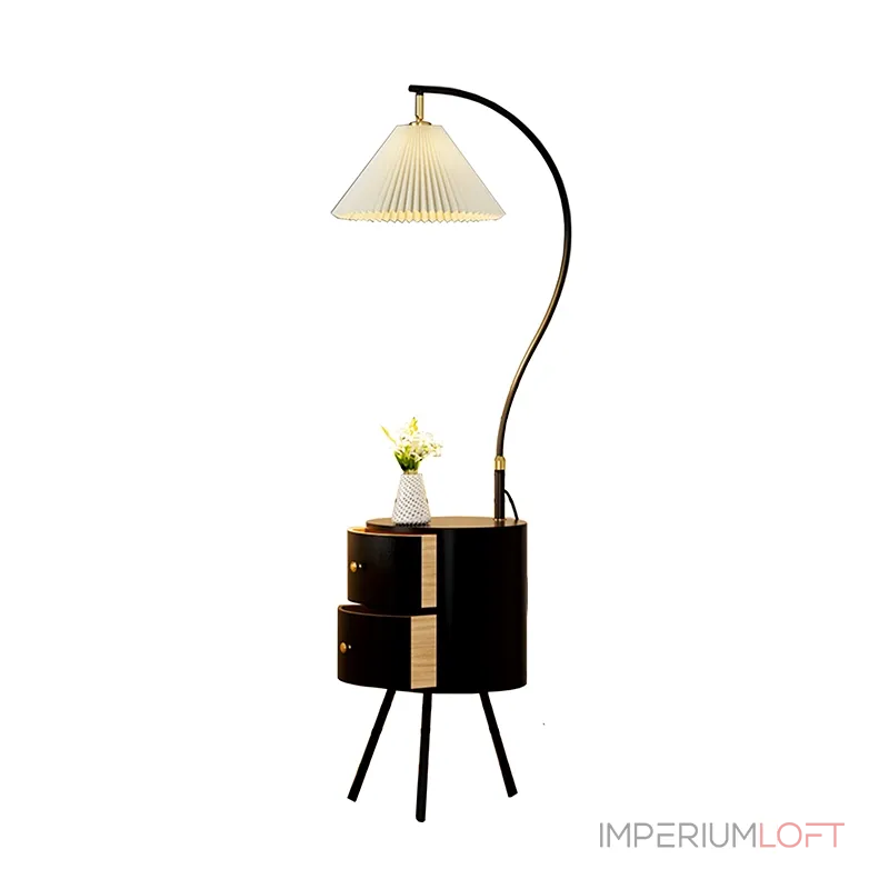 Напольная лампа с беспроводной зарядкой VER-9120B от ImperiumLoft