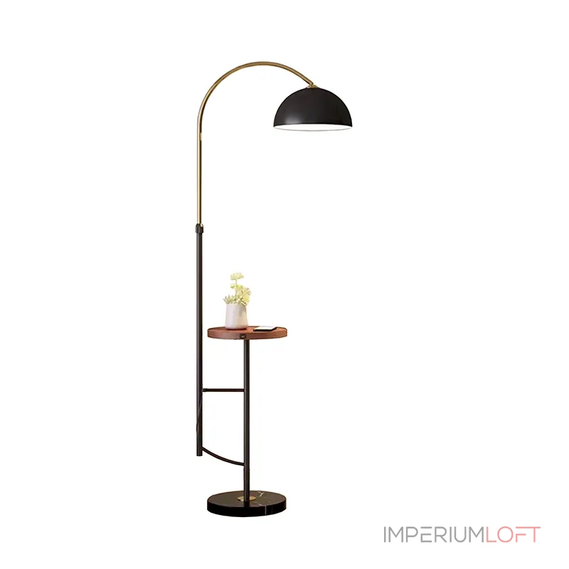 Напольная лампа с беспроводной зарядкой VER-9058 от ImperiumLoft