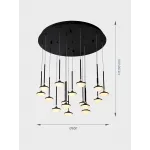 Потолочная люстра VER-2024-16 от ImperiumLoft