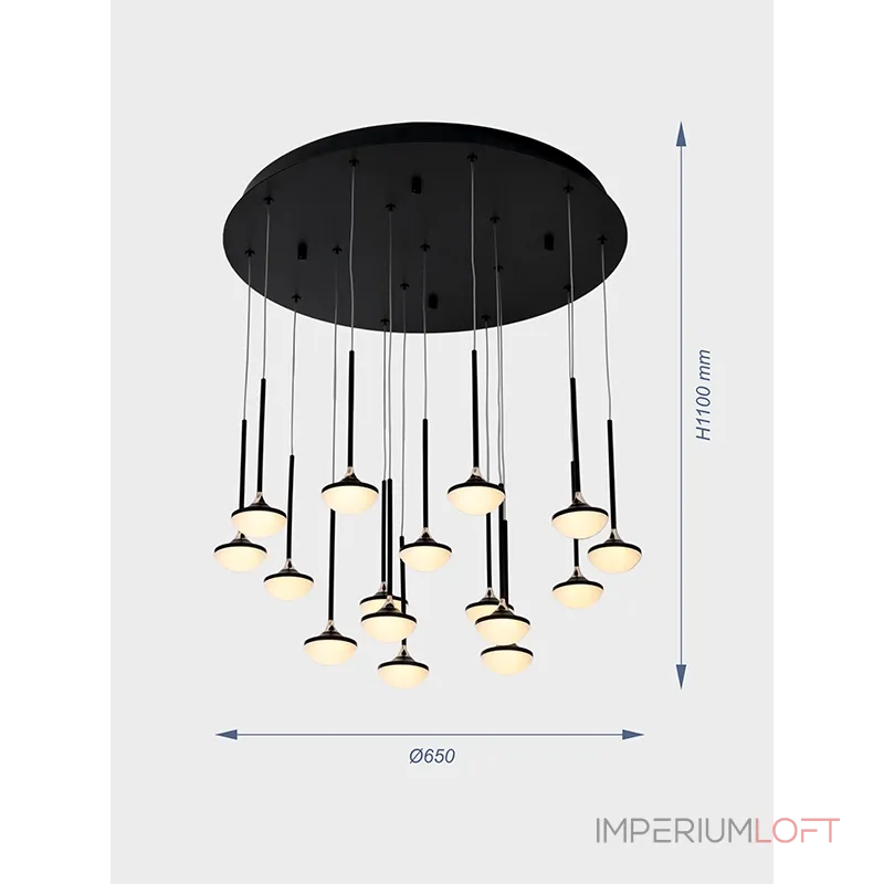 Потолочная люстра VER-2024-16 от ImperiumLoft Потолочная люстра VER-2024-16 от ImperiumLoft